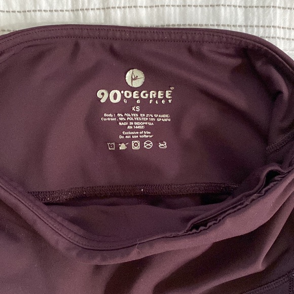 90 degree purple leggings woman’s XS - Picture 3 of 3